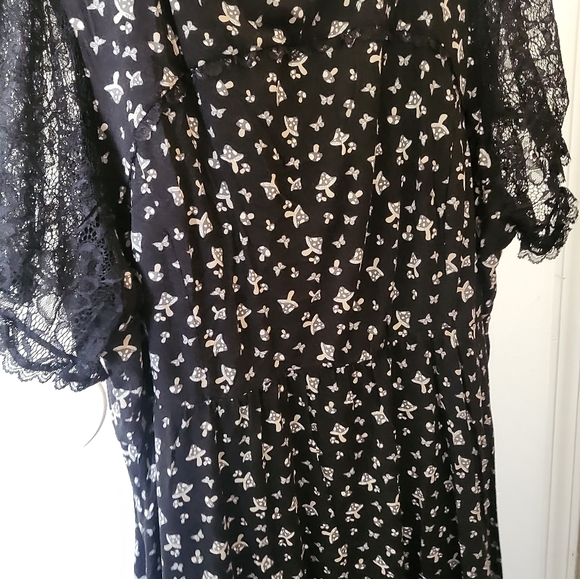 Black middies skater dress - Picture 3 of 5